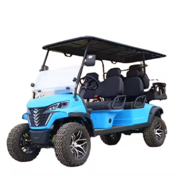 Fully Loaded 6 Passenger Golf Cart with Suspension Kit