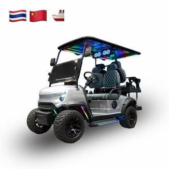 CCB Utility 4 Seater 48 Volt Electric Golf Cart with Foldable Seat