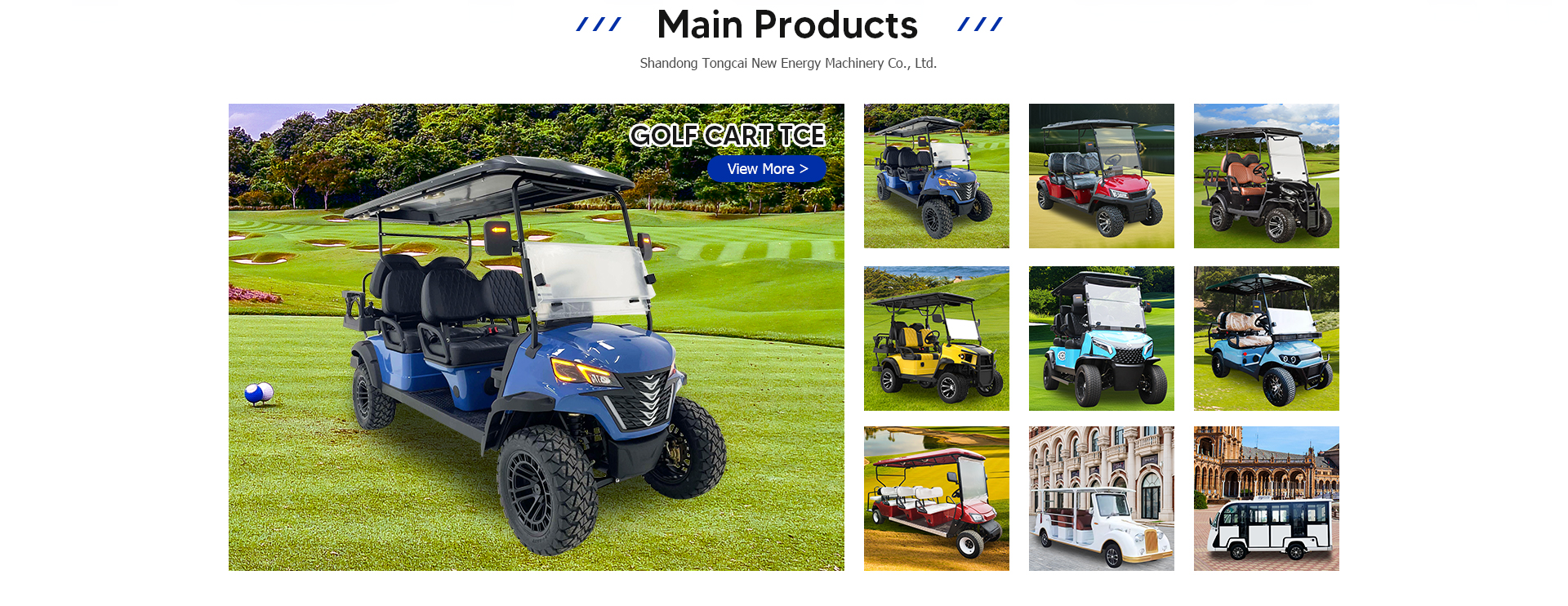 CCB electric golf cart series flagship model