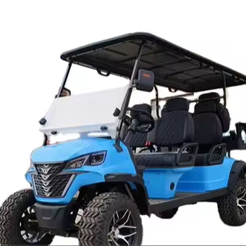 Six Seat Golf Cart with All-Weather Enclosure
