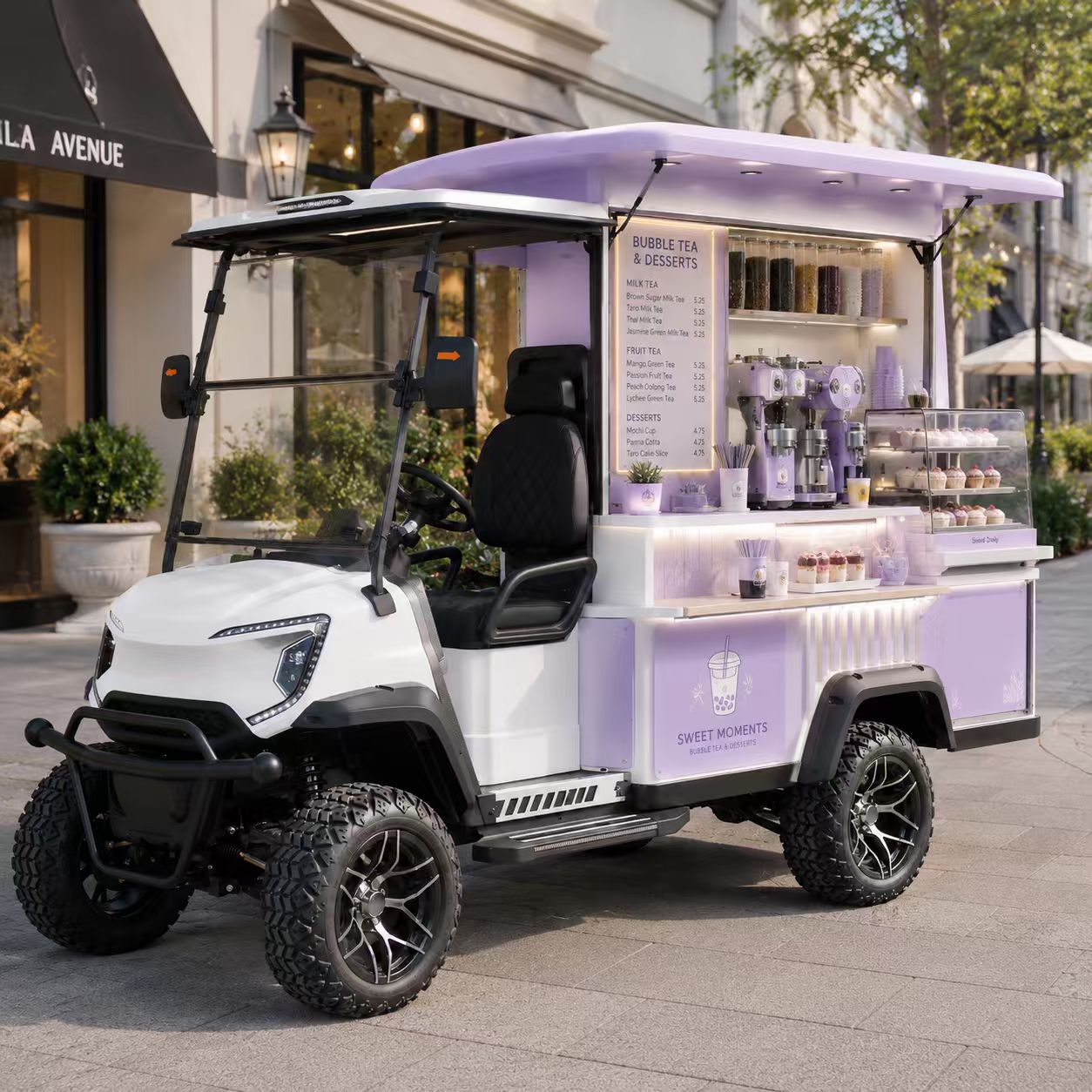 TONGCAI Custom Mobile Food Truck Electric Vending Cart for Coffee Ice Cream Hot Dog Juice