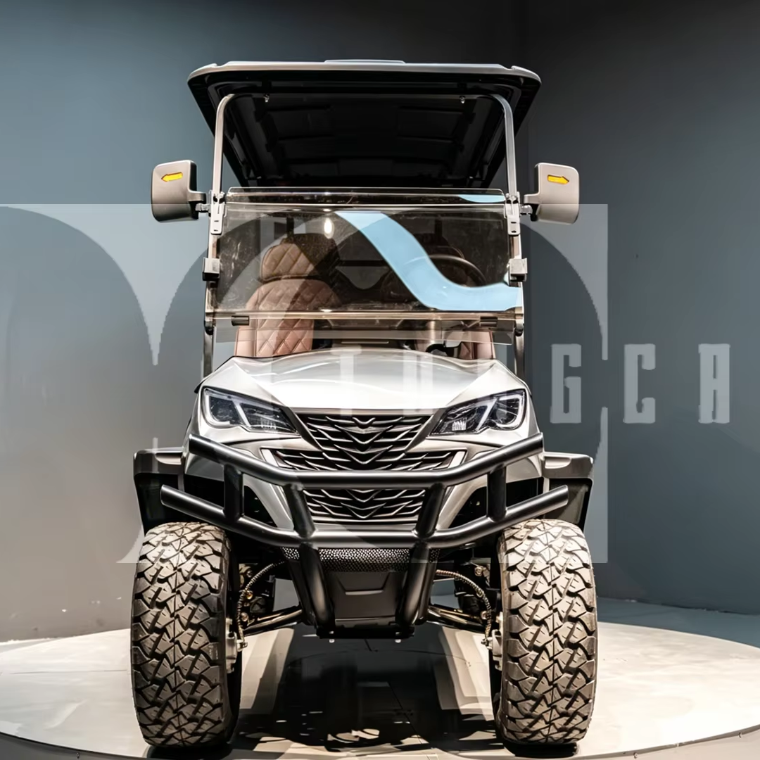 Tongcai 6 Seats Electric Golf Cart, CE Certified Upgraded Model for Coastal Resort & Private Estate Shuttle Service