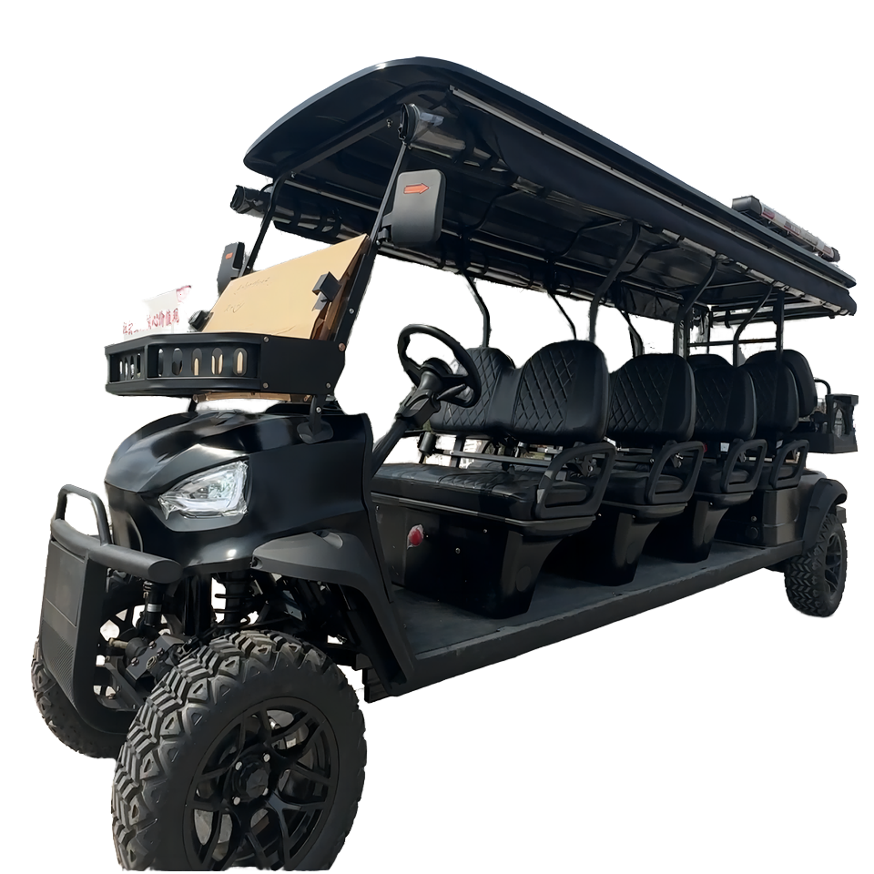 72V Multi-Passenger Resort Passenger Shuttle Golf Cart