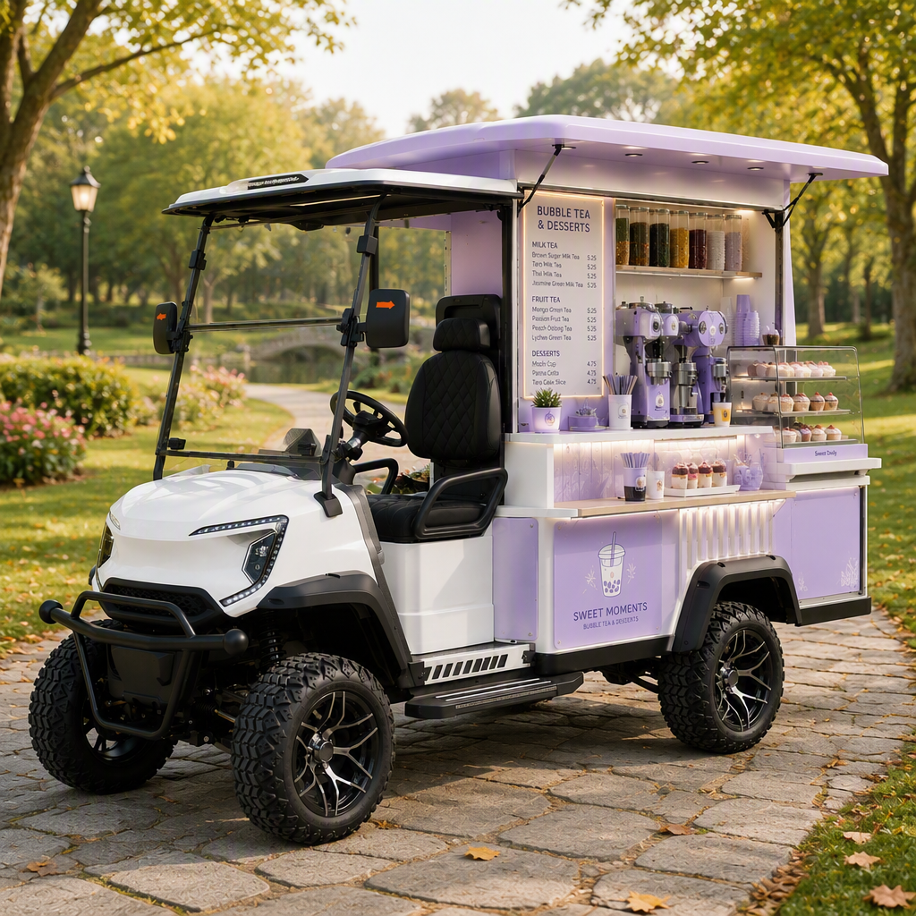 TONGCAI Premium Custom Electric Mobile Vending Cart for Food Retail and Events