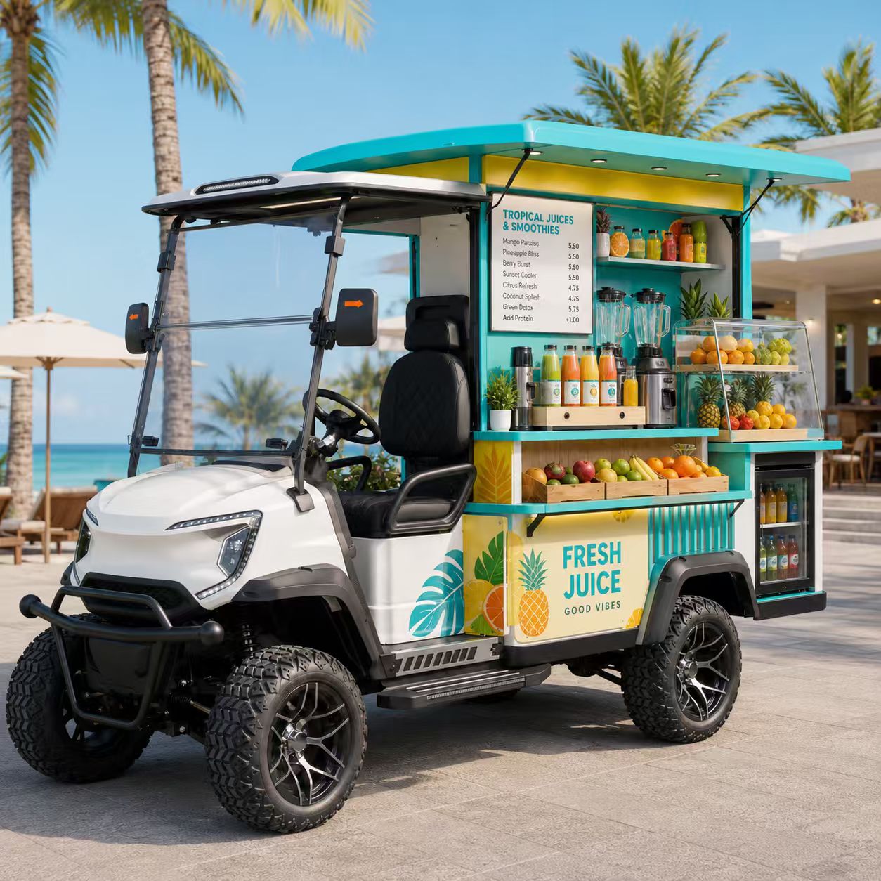 TONGCAI Premium Custom Stainless Steel Frame Dual Tandem Axle Mobile Vending Cart for Food Retail and Events