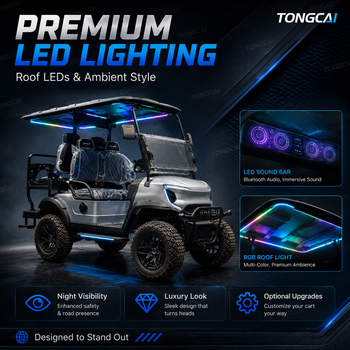 60V lithium 4-seater all-terrain golf cart
