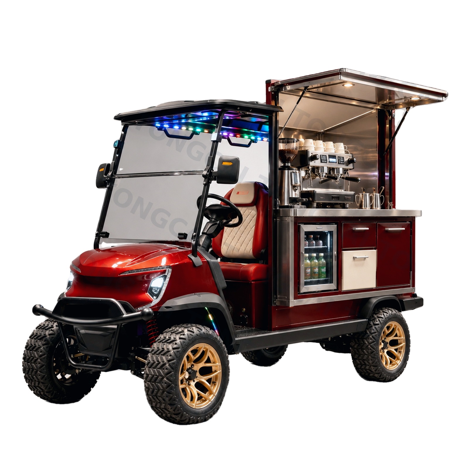 TONGCAI Small Electric Ice Cream Truck Custom Mobile Dessert Cart for Scenic Spot