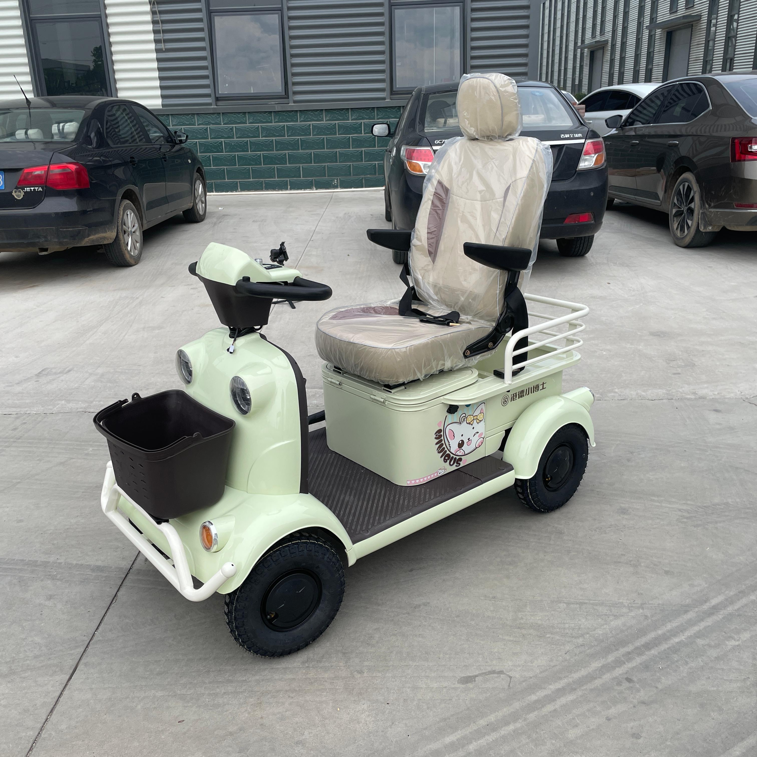 TONGCAI 4 Wheel Electric Senior Mobility Scooter Comfortable Single Seat Design 30-50km Range 30Km/h Speed 200kg Load Capacity