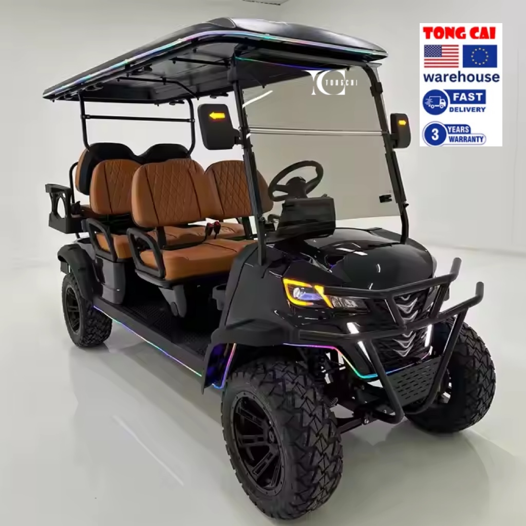 Electric Fast Charge Battery Left Steering 6 Passenger Golf Cart