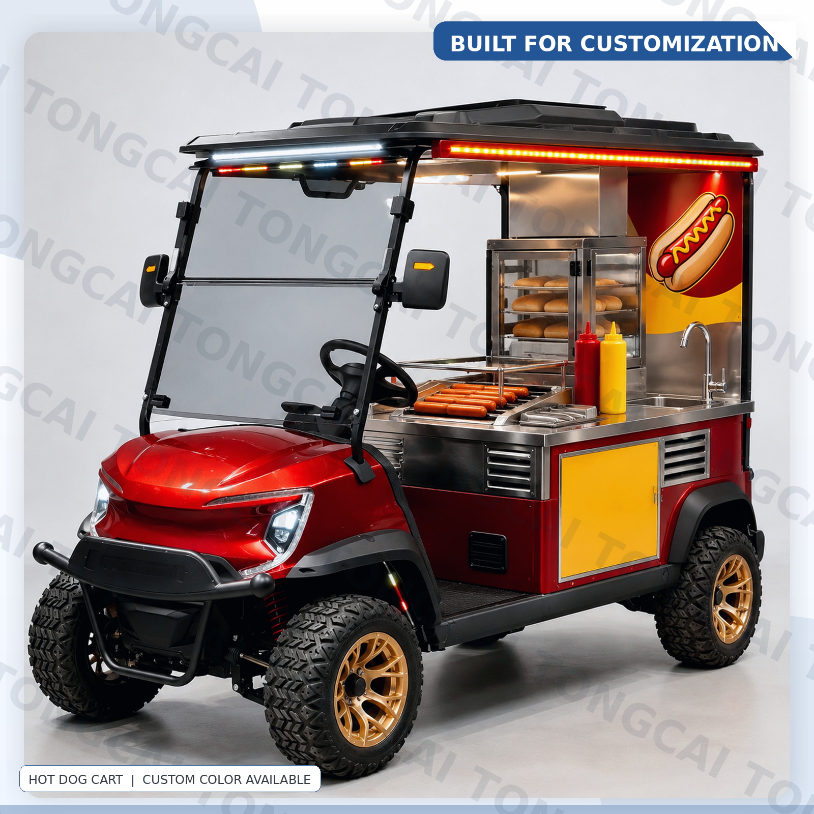 TONGCAI Custom Electric Donut Cart Mobile Bakery Vending Vehicle for Events