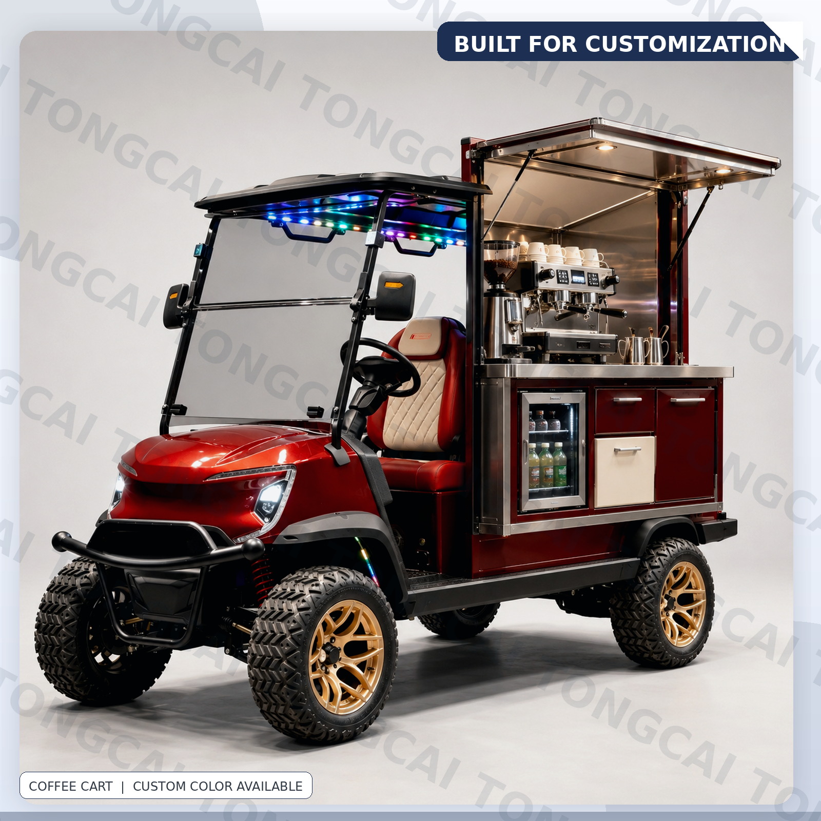 TONGCAI Factory Custom Electric Bakery Cart Mobile Food Vending Truck