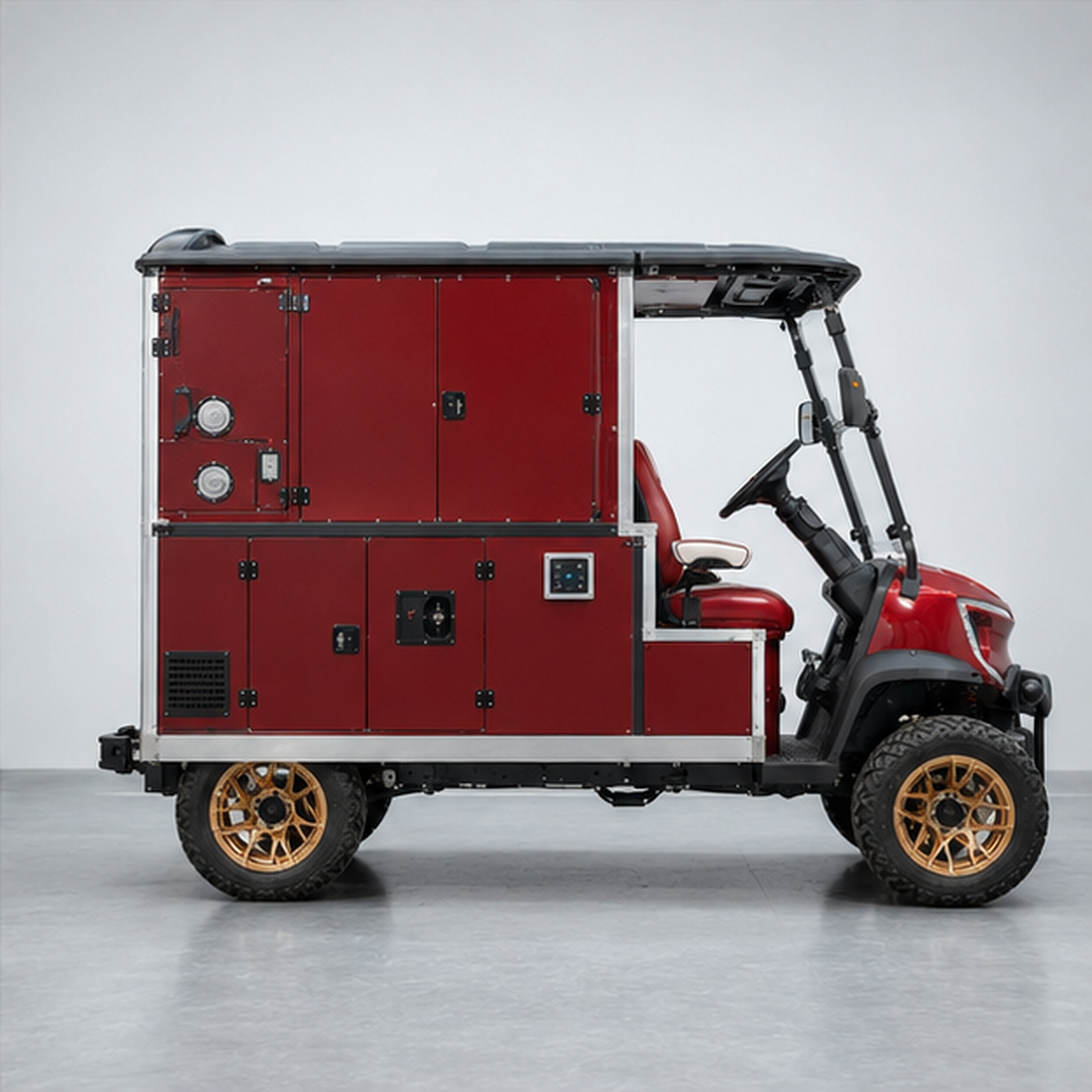 TONGCAI Custom Electric Mobile Food Cart Golf Cart Style Vending Truck for Outdoor Business