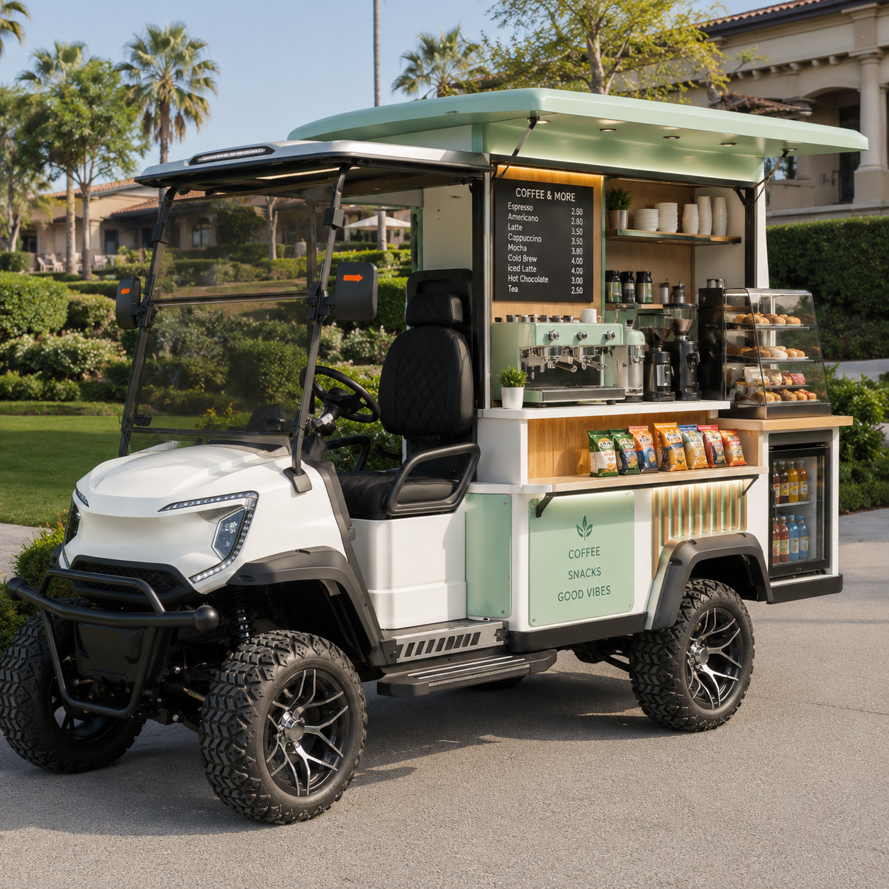 TONGCAI Premium Custom Stainless Steel Frame Dual Tandem Axle Mobile Vending Cart for Food Retail and Events