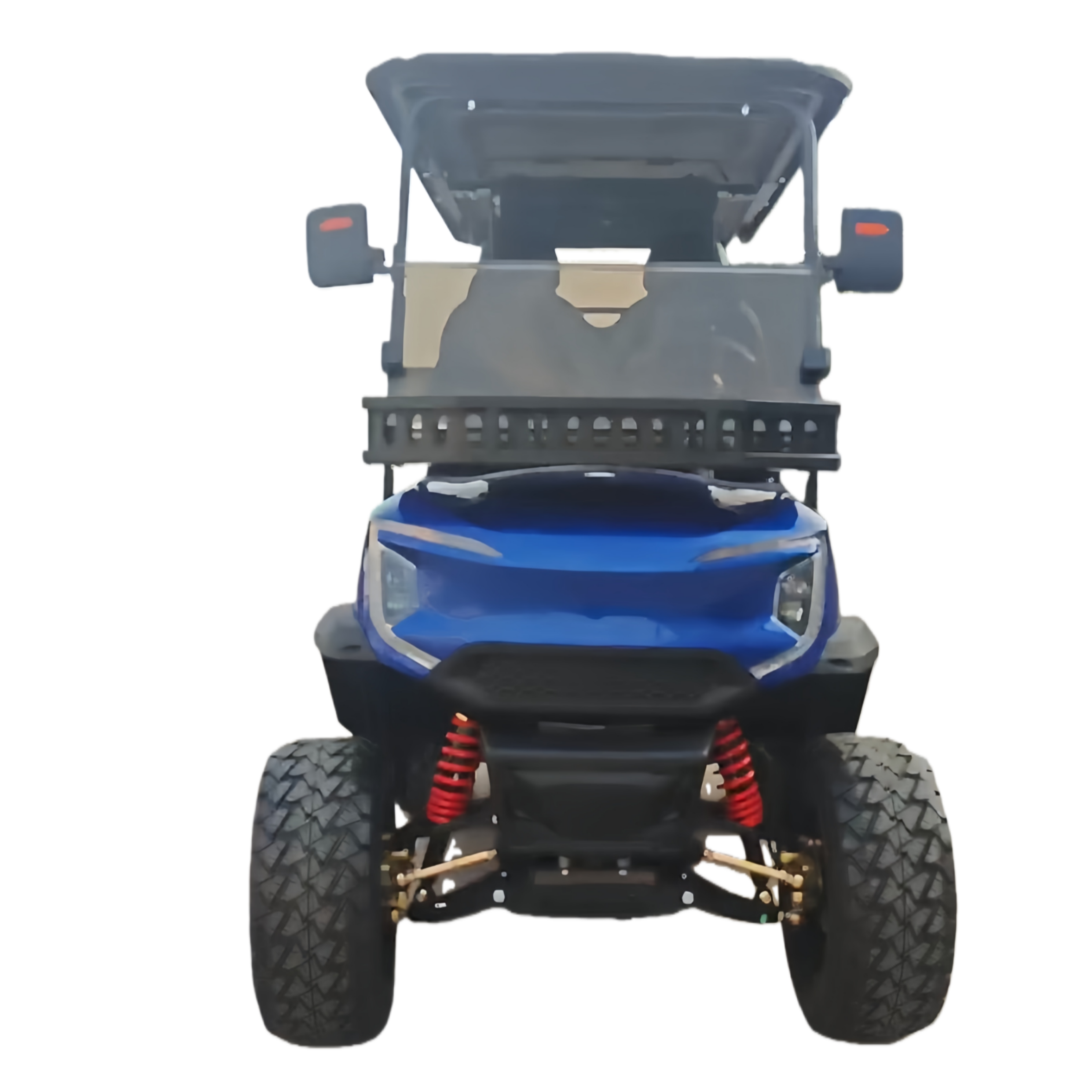 TONGCAI Electric High Speed Utility Golf Cart 4 Seats Steel Frame Rear Cargo Box 50-70km/h for Delivery Service Warehouse