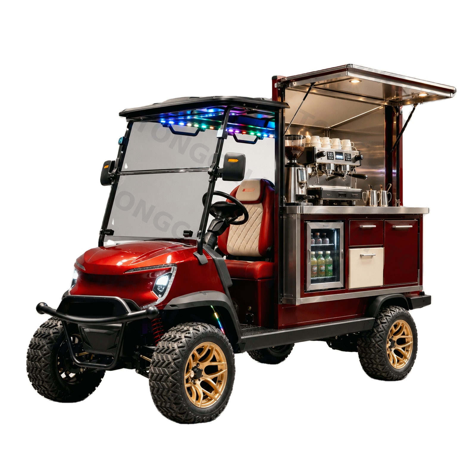 TONGCAI Mobile Waffle Cart Custom Electric Bakery Truck